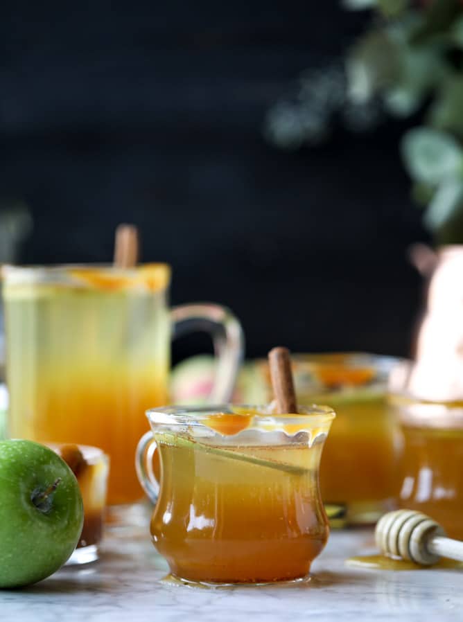 焦糖苹果热棕榈酒#焦糖苹果#鸡尾酒